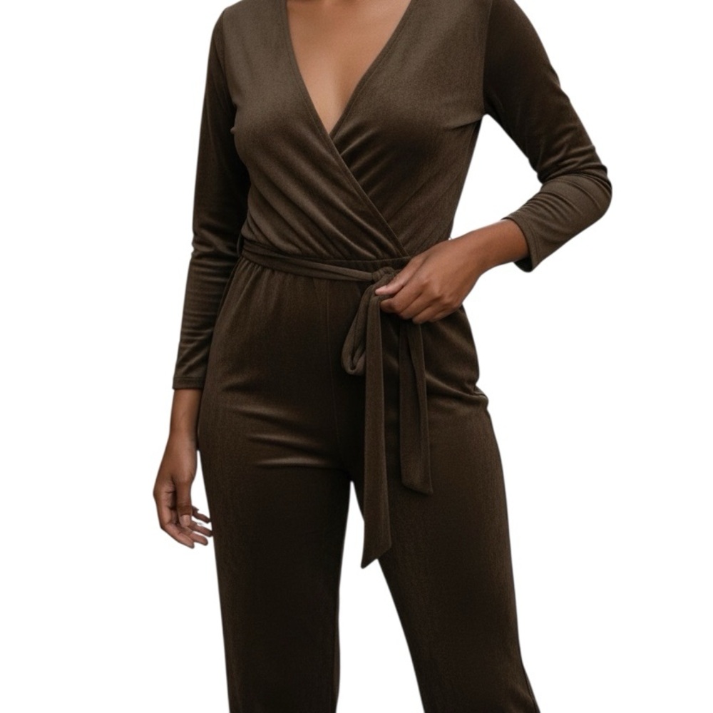 Fashion Nova Olive Long Sleeve Dress